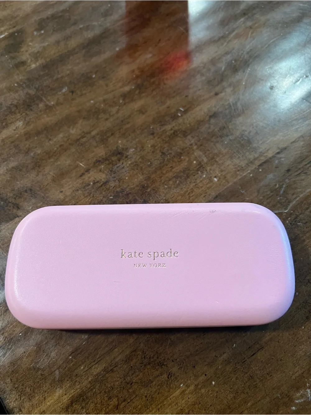 Kate Spade Adelina Black/Pink/Rose Gold Semi-Rim Cat-Eye Glasses w/ case